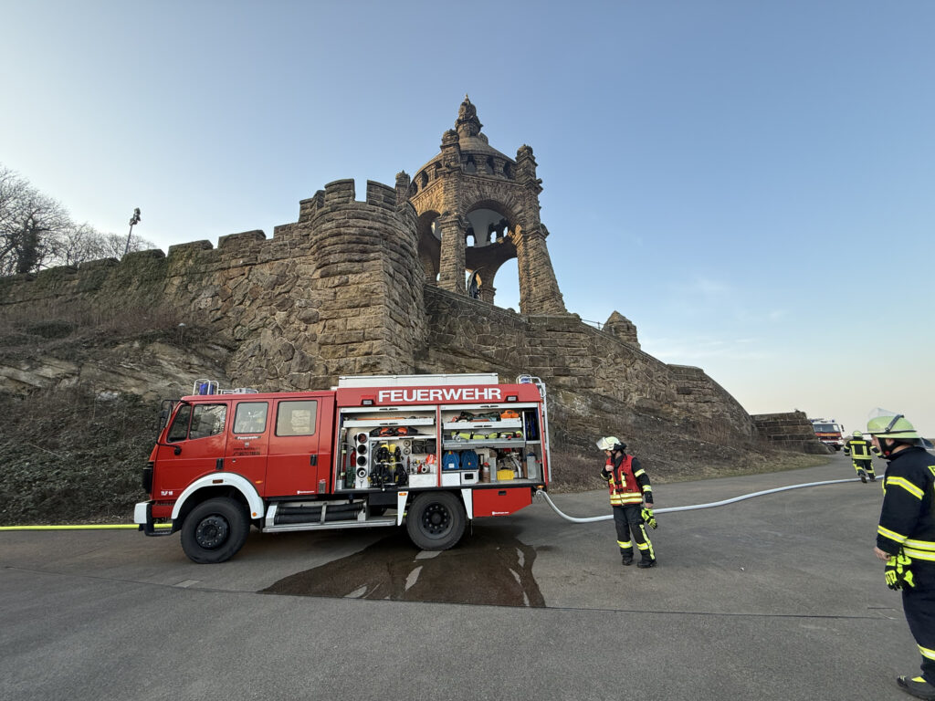 Training am Kaiser Wilhelm Denkmal